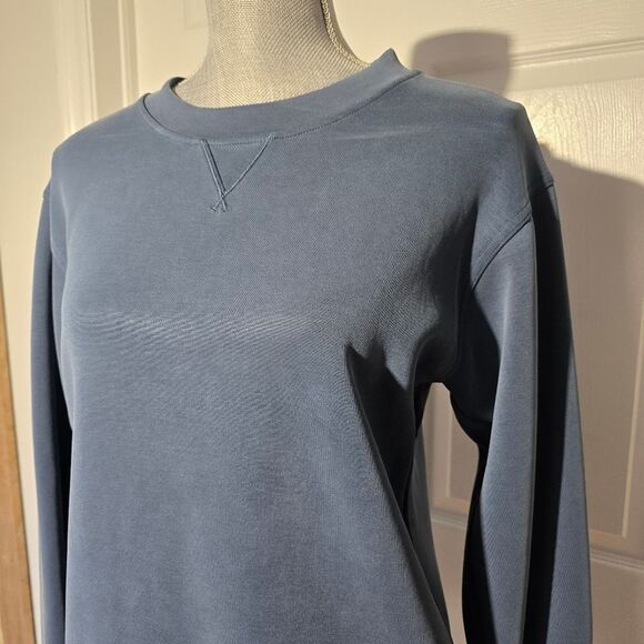 lululemon athletica softstream Blue Crew Neck Sweater - Picture 2 of 3